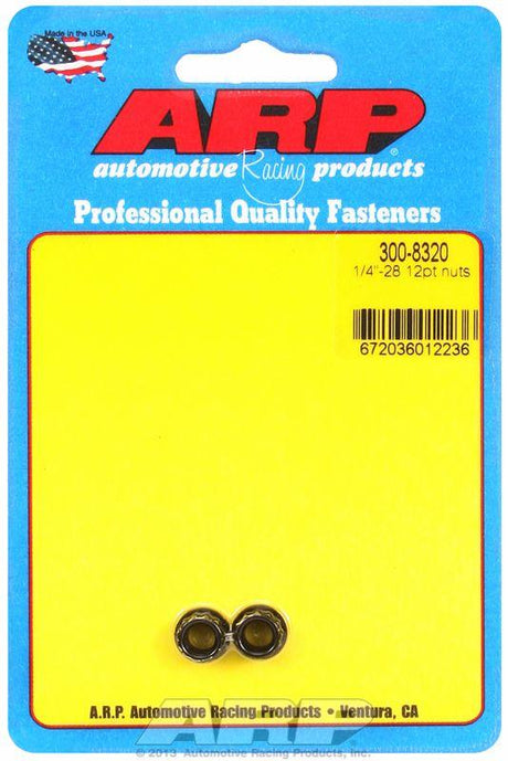 ARP 12-Point Nut, Chrome Moly Black Oxide (AR300-8320) AR300-8320