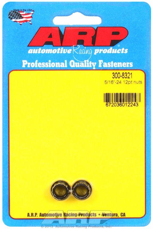 ARP 12-Point Nut, Chrome Moly Black Oxide (AR300-8321) AR300-8321