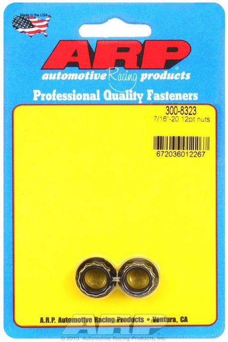 ARP 12-Point Nut, Chrome Moly Black Oxide (AR300-8323) AR300-8323