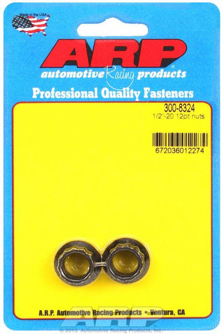 ARP 12-Point Nut, Chrome Moly Black Oxide (AR300-8324) AR300-8324