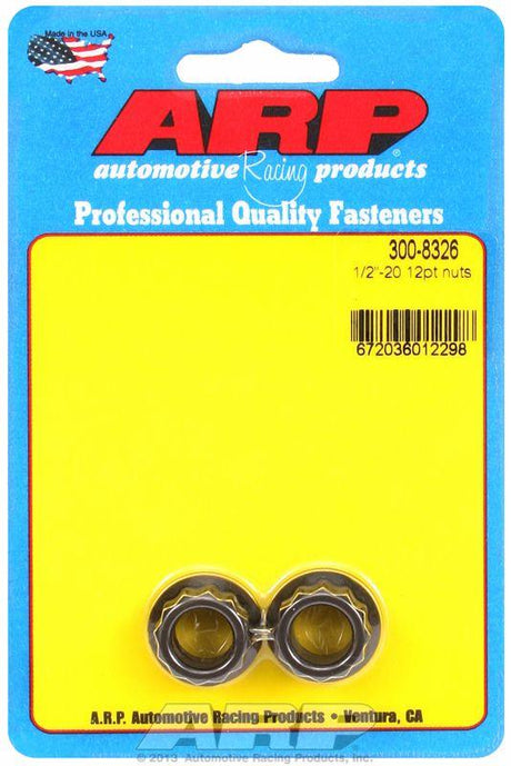 ARP 12-Point Nut, Chrome Moly Black Oxide (AR300-8326) AR300-8326