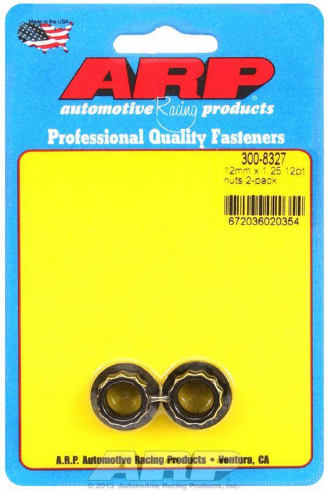 ARP 12-Point Nut, Chrome Moly Black Oxide (AR300-8327) AR300-8327