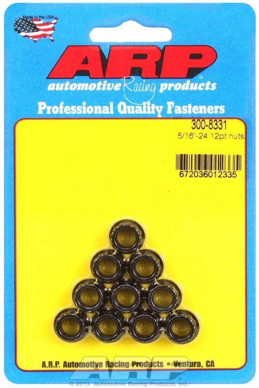 ARP 12-Point Nut, Chrome Moly Black Oxide (AR300-8331) AR300-8331