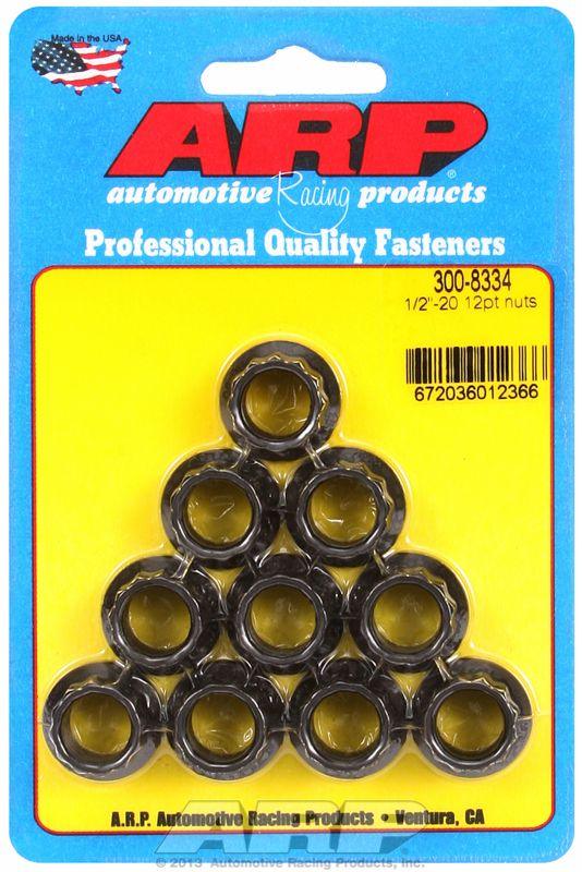 ARP 12-Point Nut, Chrome Moly Black Oxide (AR300-8334) AR300-8334