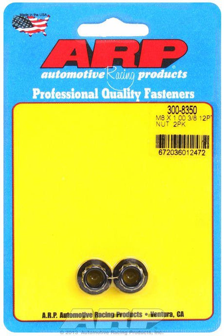 ARP 12-Point Nut, Chrome Moly Black Oxide (AR300-8350) AR300-8350
