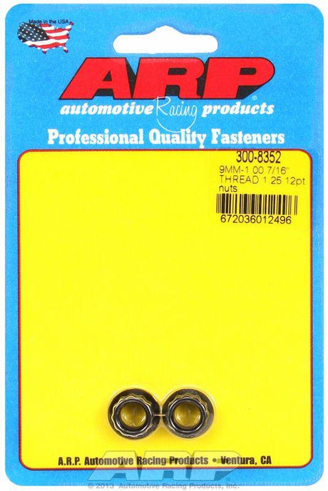 ARP 12-Point Nut, Chrome Moly Black Oxide (AR300-8352) AR300-8352