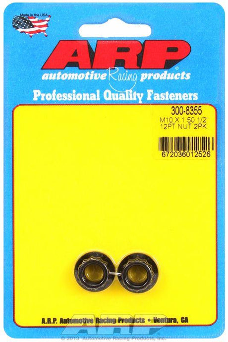 ARP 12-Point Nut, Chrome Moly Black Oxide (AR300-8355) AR300-8355