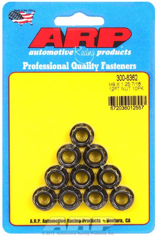 ARP 12-Point Nut, Chrome Moly Black Oxide (AR300-8362) AR300-8362