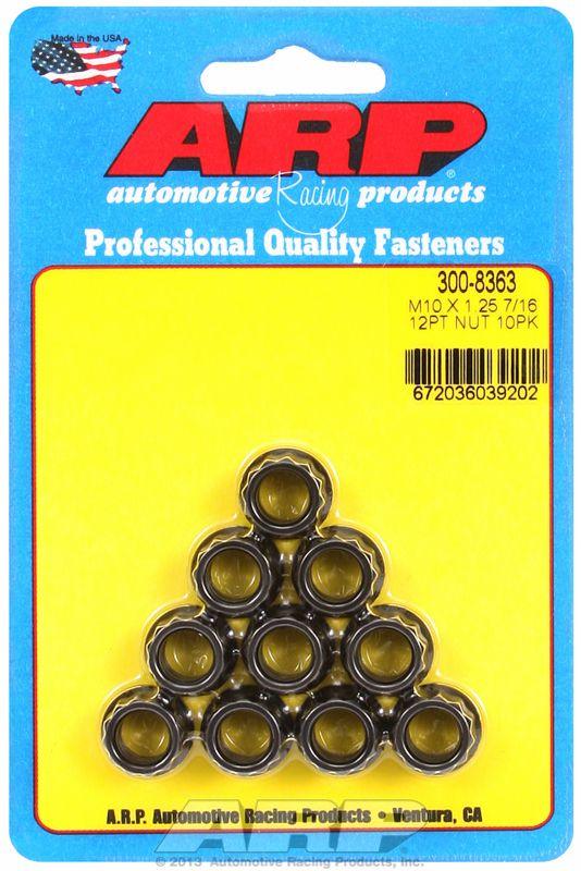 ARP 12-Point Nut, Chrome Moly Black Oxide (AR300-8363) AR300-8363