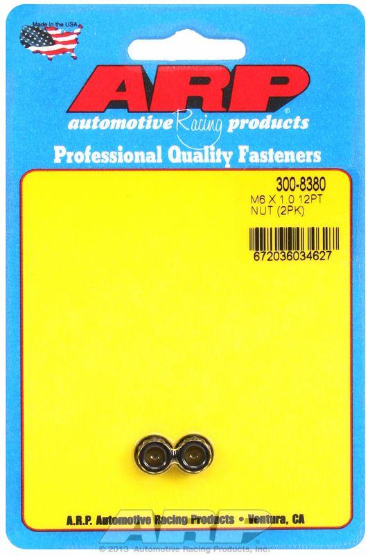 ARP 12-Point Nut, Chrome Moly Black Oxide (AR300-8380) AR300-8380