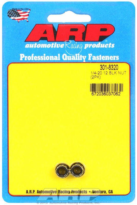 ARP 12-Point Nut, Chrome Moly Black Oxide (AR301-8320) AR301-8320