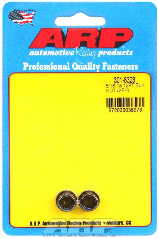 ARP 12-Point Nut, Chrome Moly Black Oxide (AR301-8323) AR301-8323