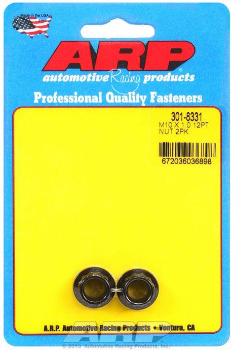 ARP 12-Point Nut, Chrome Moly Black Oxide (AR301-8331) AR301-8331