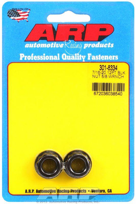 ARP 12-Point Nut, Chrome Moly Black Oxide (AR301-8334)