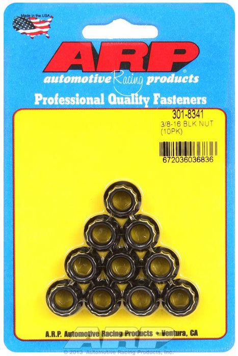 ARP 12-Point Nut, Chrome Moly Black Oxide (AR301-8341)