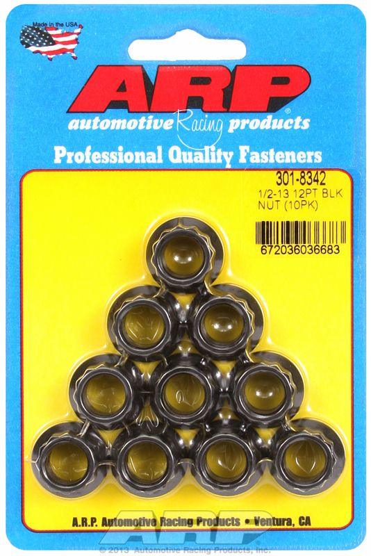 ARP 12-Point Nut, Chrome Moly Black Oxide (AR301-8342) AR301-8342