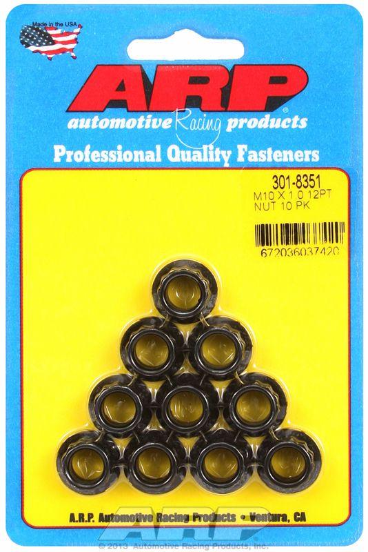 ARP 12-Point Nut, Chrome Moly Black Oxide (AR301-8351) AR301-8351