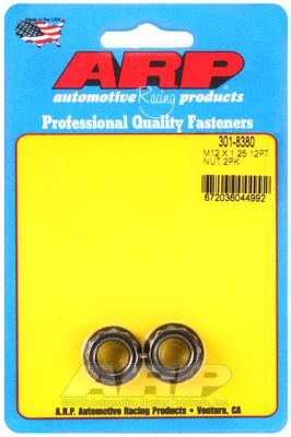 ARP M12 x 1.25 12-Point Nuts, 16mm Wrench (AR301-8380)