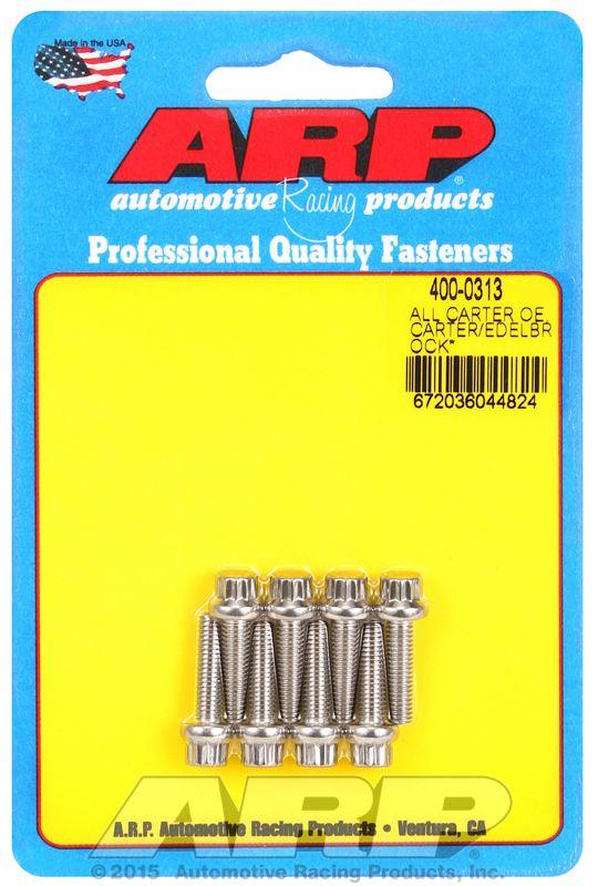 ARP S/S Carburettor Float Bowl Kit, Hex Head (AR400-0313) AR400-0313