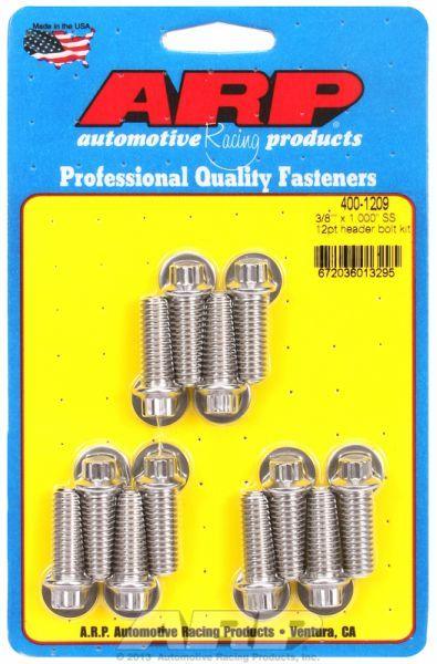 ARP Exhaust Header Bolt Kit, 12-Point S/S (AR400-1209) AR400-1209