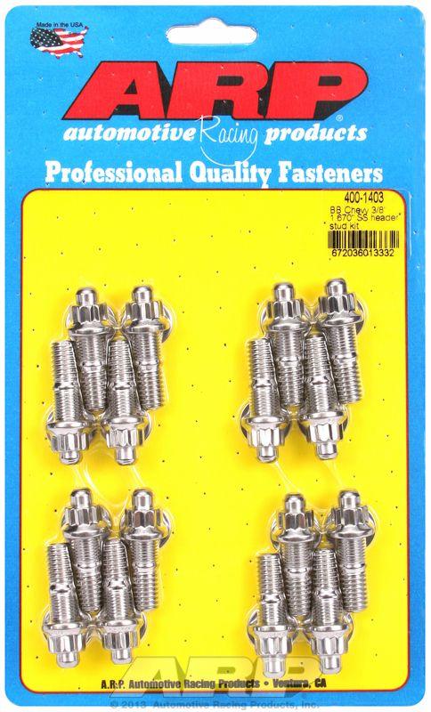 ARP Exhaust Header Stud Kit, 12-Point S/S (AR400-1403) AR400-1403