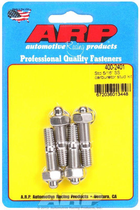 ARP Carburettor Stud Kit, Hex Nut S/S (AR400-2401)