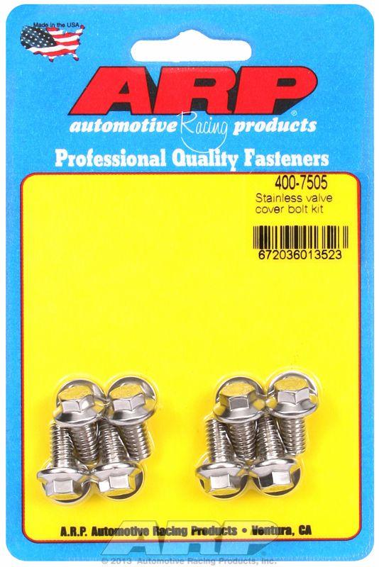 ARP Valve Cover Bolt Kit, Hex Head S/S (AR400-7505) AR400-7505