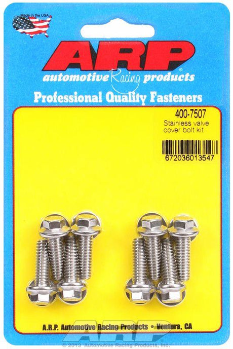 ARP Valve Cover Bolt Kit, Hex Head S/S (AR400-7507) AR400-7507