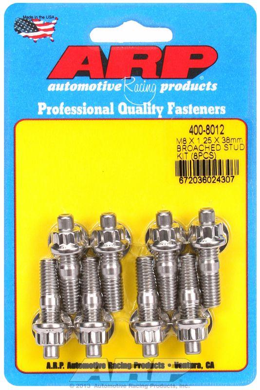 ARP Accessory Stud Kit, 12-Point Nut S/S (AR400-8012) AR400-8012