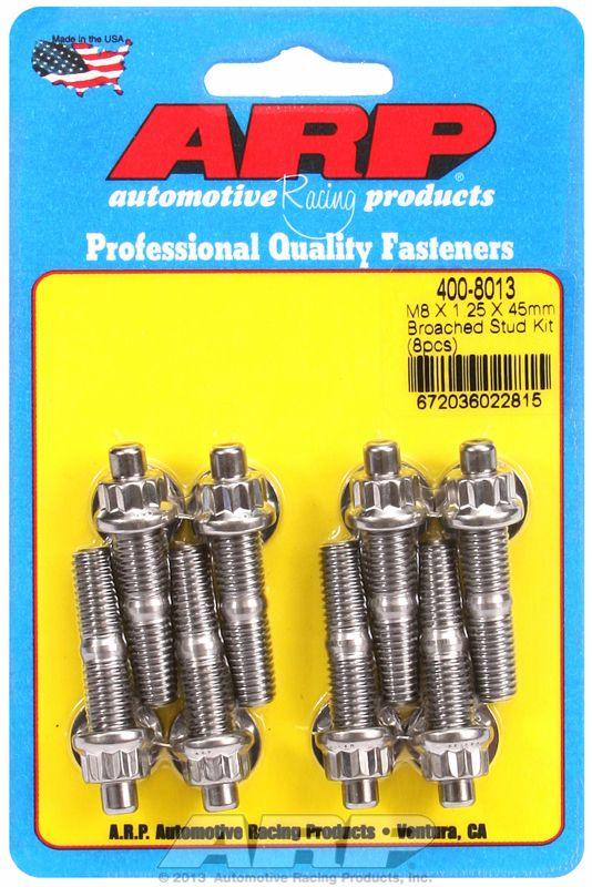 ARP Accessory Stud Kit, 12-Point Nut S/S (AR400-8013) AR400-8013
