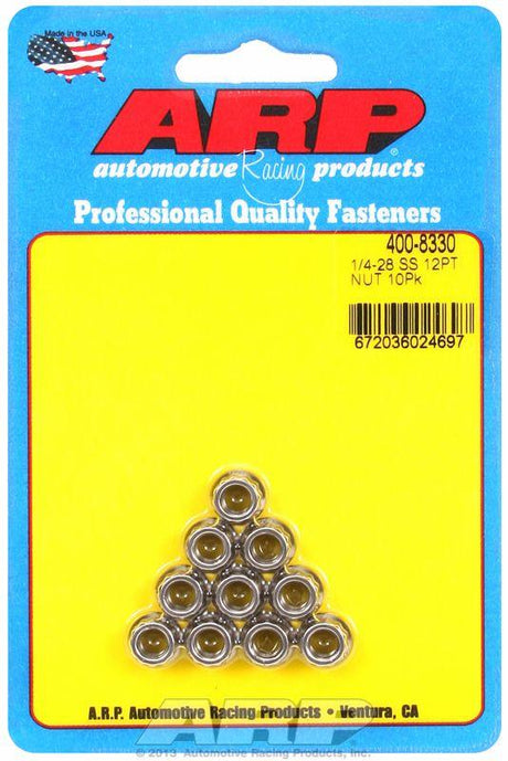 ARP 12-Point Nut, Polished S/S (AR400-8330) AR400-8330