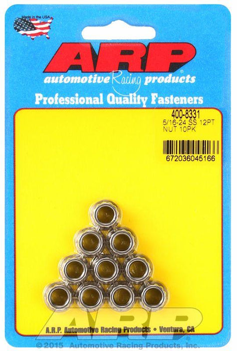 ARP 12-Point Nut, Polished S/S (AR400-8331)