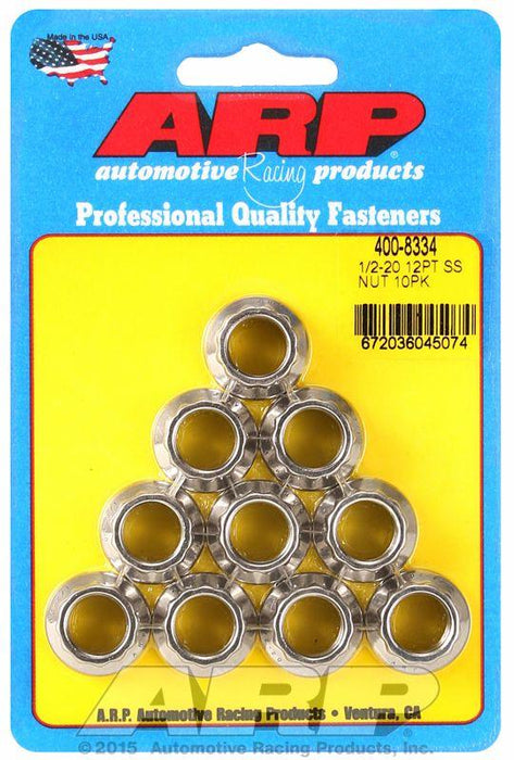 ARP 12-Point Nut, Polished S/S (AR400-8334)