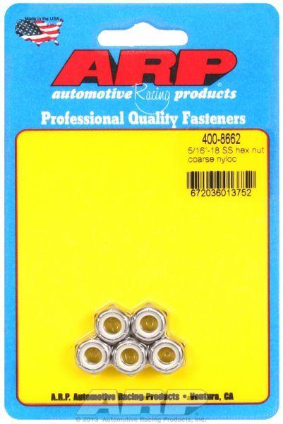 ARP S/S Hex Nyloc Nuts (AR400-8662) AR400-8662