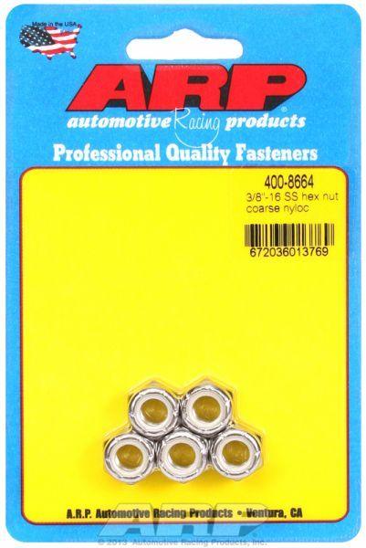 ARP S/S Hex Nyloc Nuts (AR400-8664) AR400-8664