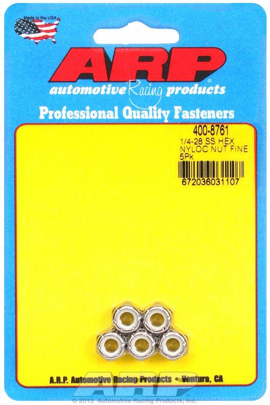 ARP S/S Hex Nyloc Nuts (AR400-8761) AR400-8761
