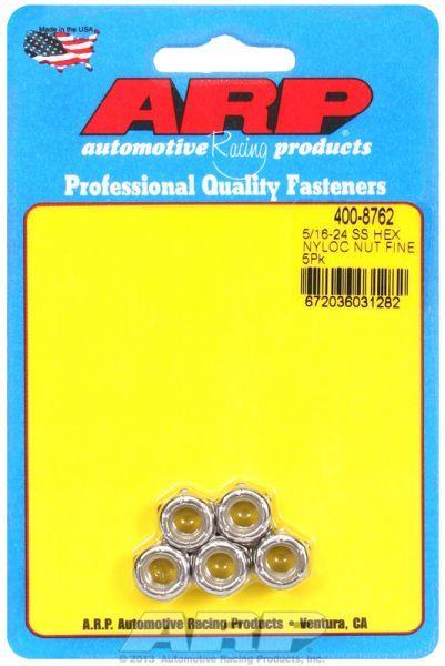 ARP S/S Hex Nyloc Nuts (AR400-8762) AR400-8762