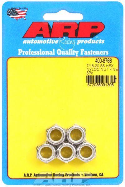 ARP S/S Hex Nyloc Nuts (AR400-8766) AR400-8766