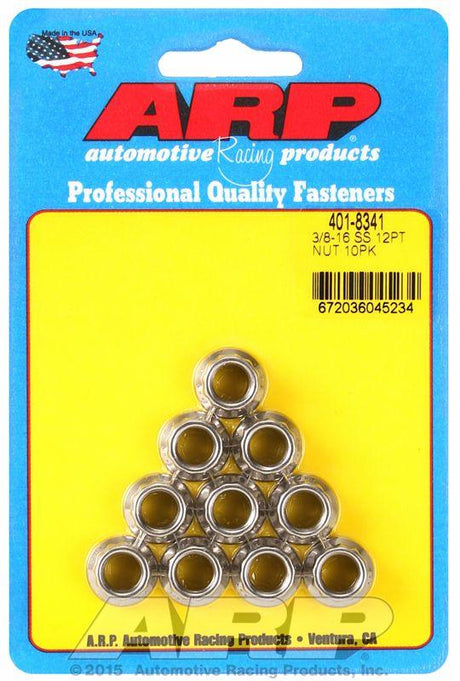 ARP 12-Point Nut, Polished S/S (AR401-8341) AR401-8341