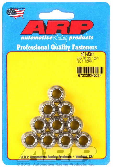 ARP 12-Point Nut, Polished S/S (AR401-8341)