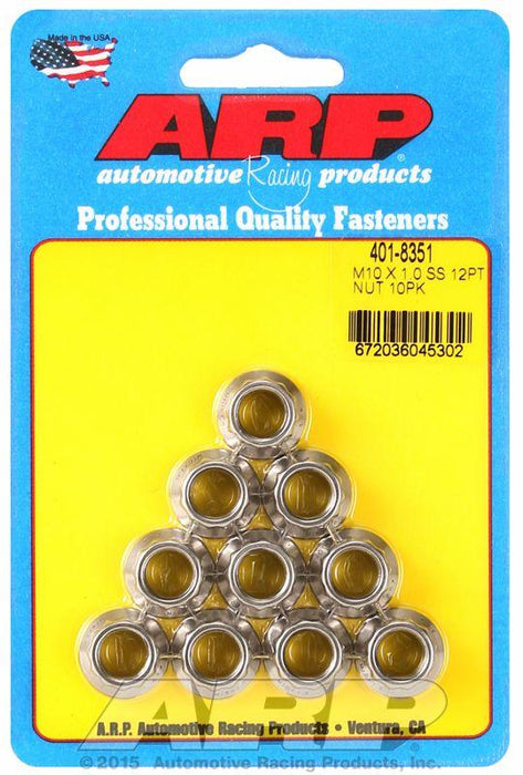 ARP 12-Point Nut, Polished S/S (AR401-8351)