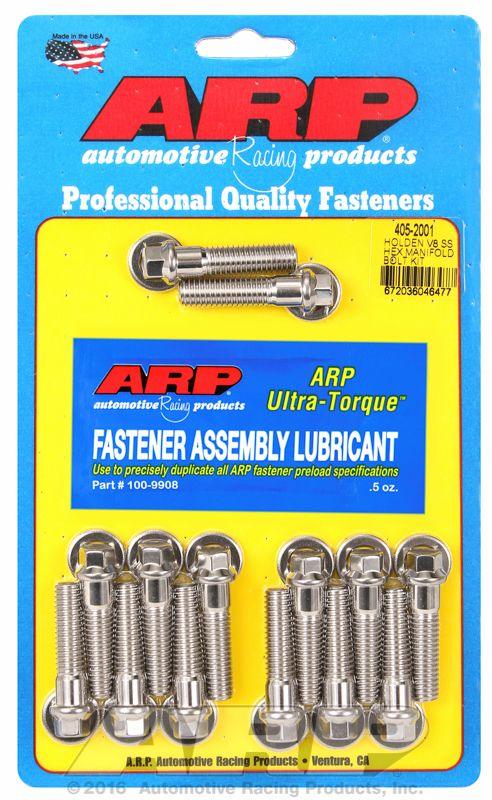 ARP Intake Manifold Bolt Kit, Hex Head S/S (AR405-2001) AR405-2001