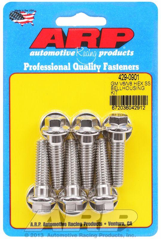 ARP Bellhousing Bolt Kit, Hex Head S/S (AR429-0901) AR429-0901