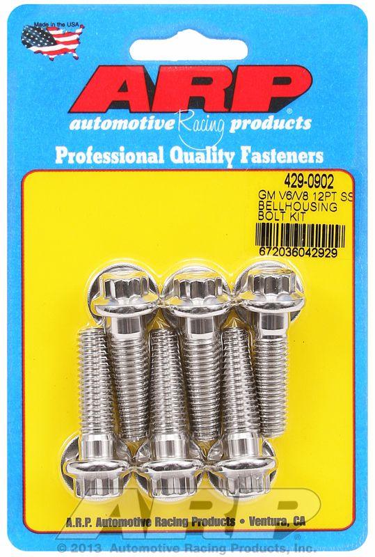ARP Bellhousing Bolt Kit, 12-Point S/S (AR429-0902) AR429-0902