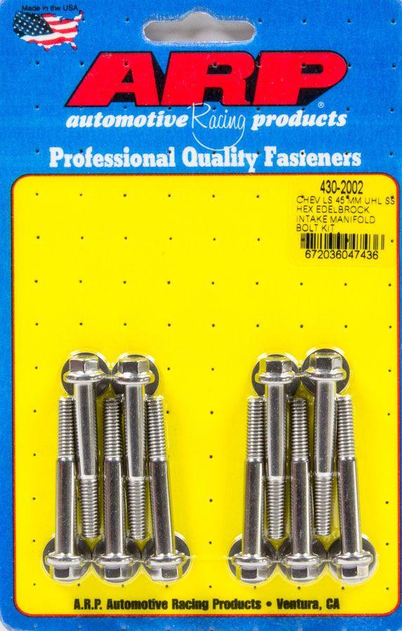 ARP Intake Manifold Bolt Kit, Hex Stainless (AR430-2002) AR430-2002
