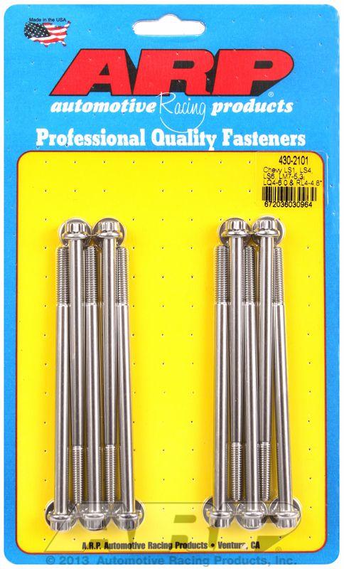 ARP Intake Manifold Bolt Kit, 12-Point Head S/S (AR430-2101) AR430-2101