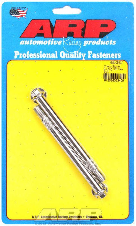 ARP Starter Motor Bolt Kit, Hex Head S/S (AR430-3507) AR430-3507