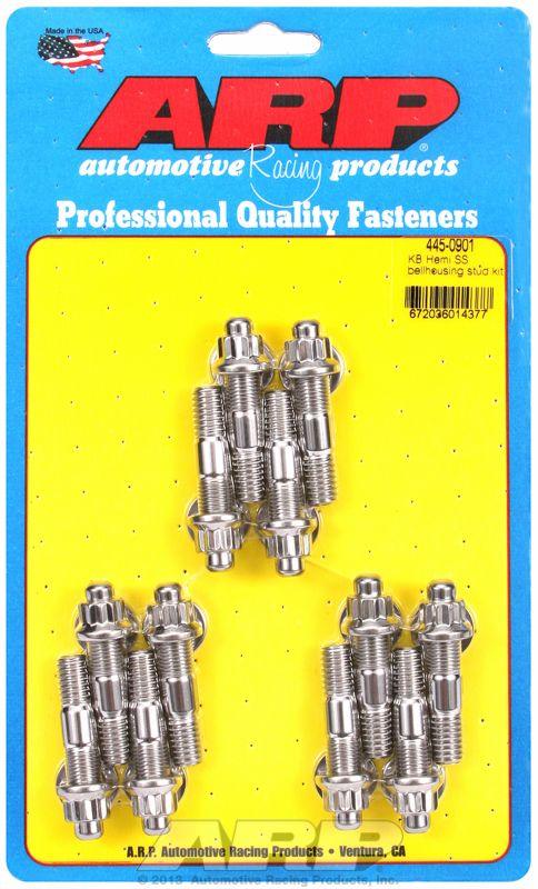 ARP Bellhousing Stud Kit, 12-Point S/S (AR445-0901) AR445-0901