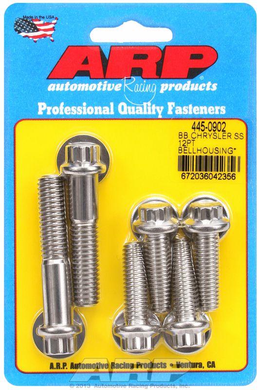 ARP Bellhousing Bolt Kit, 12-Point S/S (AR445-0902) AR445-0902