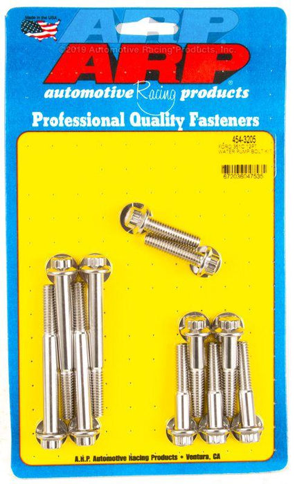 ARP 12-Point Stainless Steel Water Pump Bolt Kit (AR454-3205)